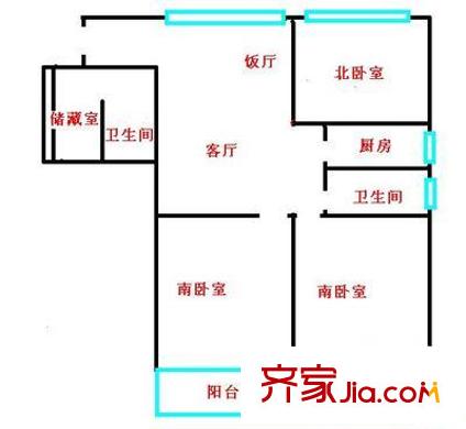 上海 金樟花苑 戶型圖