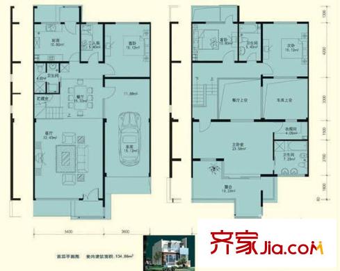 创世纪花园 户型图