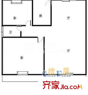 萊金佳園戶(hù)型圖上海 萊陽(yáng)生活賞 戶(hù)型圖 2室2廳1衛(wèi)1廚