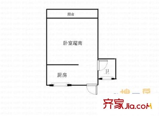 上海 鞍山四村 户型图
