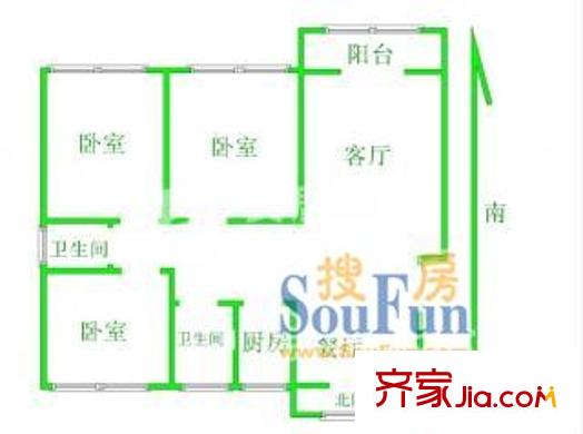 上海 濟(jì)陽人家華光苑 戶型圖