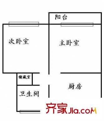 桃浦三村 0室 户型图