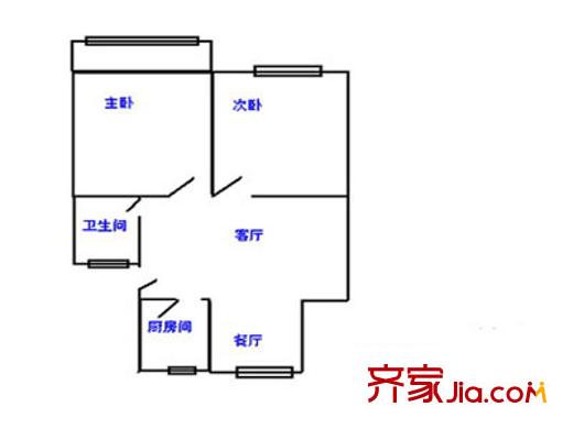 上海 桃浦三村 户型图