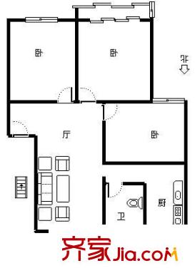 上海 益豐新村 戶型圖