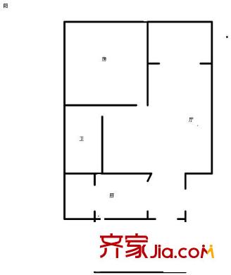 三林苑戶型圖戶型圖 1室1廳1衛(wèi)1廚