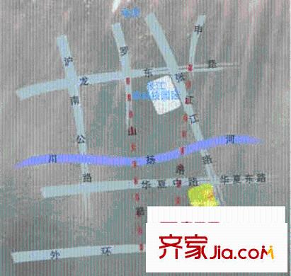 黃浦花園交通圖