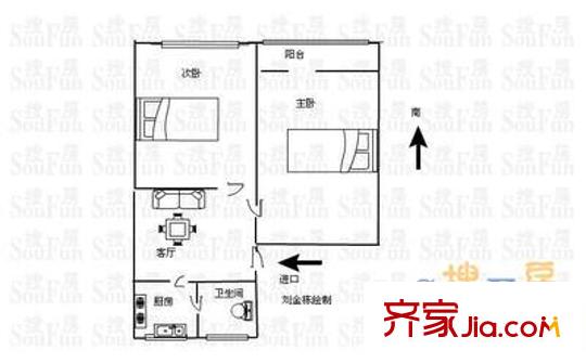 上海 梅園七街坊 戶型圖