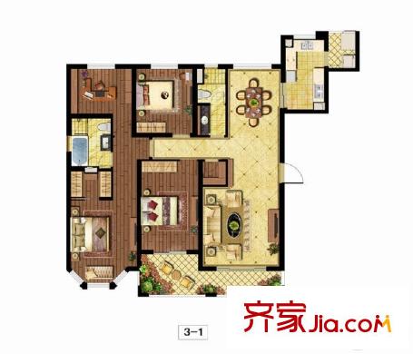 复地新都国际 0室 户型图