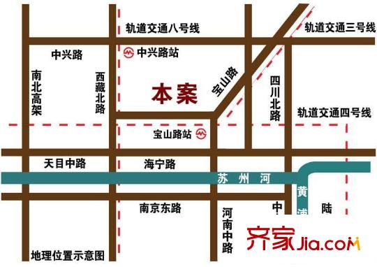 复地新都国际交通图区位