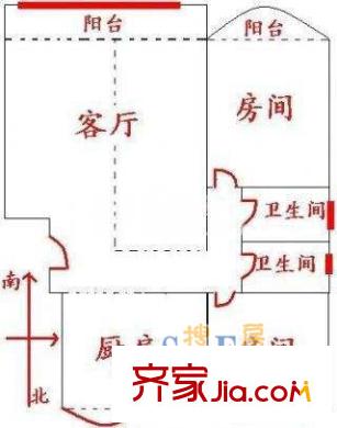 上海 貝越佳園 戶型圖