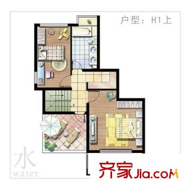 千峰紫翠苑 4室 戶型圖