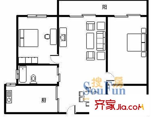 上海 凯旋豪庭 户型图