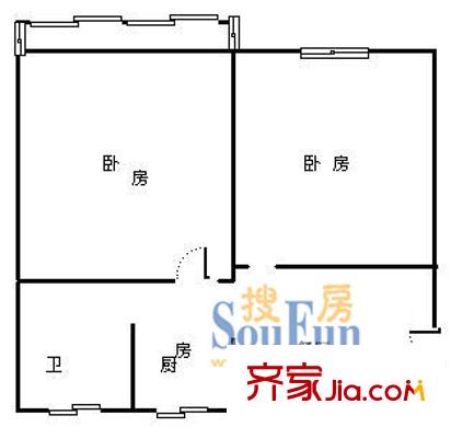上海 錦繡花木公寓 戶型圖