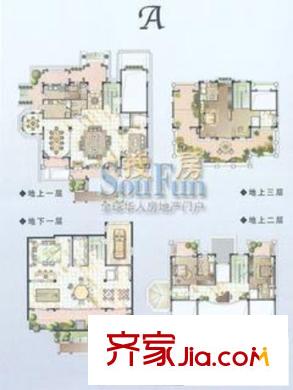 白金瀚宮戶型圖A型房 1室1廳1衛(wèi)1廚