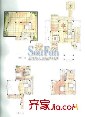 白金瀚宮戶型圖C戶型 4室2廳3衛(wèi)1廚