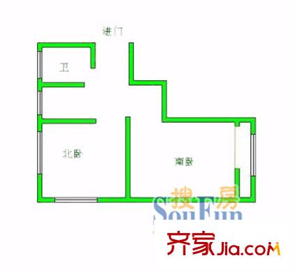 陽光三村2室0廳1衛(wèi)1廚