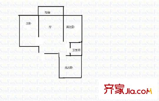 盛世春曉苑 3室 戶型圖