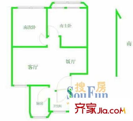 上海 爱建新村 户型图