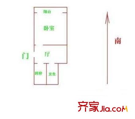 金光小區(qū)戶型圖戶型圖 1室1廳1衛(wèi)1廚