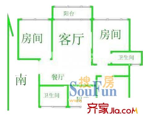 上海 凌兆丁香苑 戶型圖