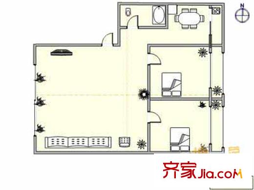 上海 九茂小区 户型图