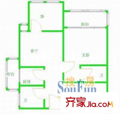 上海 名門世家 戶型圖