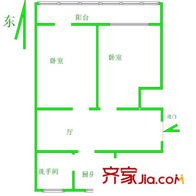上海 由由六村 戶型圖