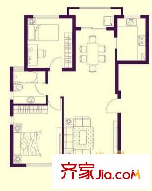 文馨苑(南匯)戶型圖文馨苑（南匯） 2室 戶型圖 2室1廳1衛(wèi)1廚