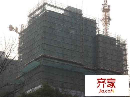 朗诗虹桥绿郡项目东侧外立面(2012-12)