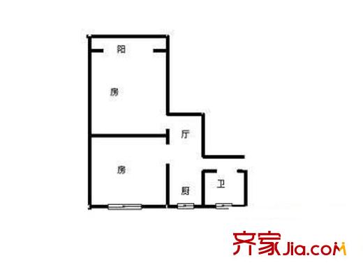 梅園五街坊 2室 戶型圖