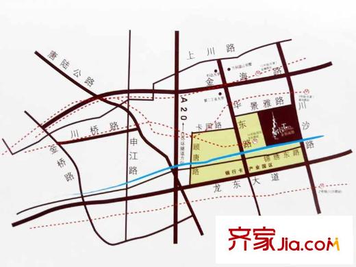 金領(lǐng)國(guó)際交通圖