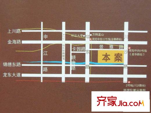 金領(lǐng)國(guó)際區(qū)位圖