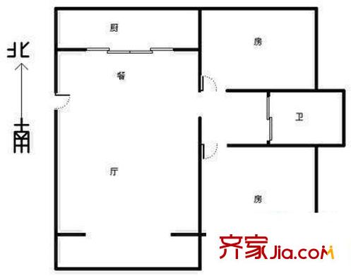 玉蘭路81弄小區(qū)戶型圖玉蘭路81弄 2室 戶型圖 2室2廳1衛(wèi)1廚