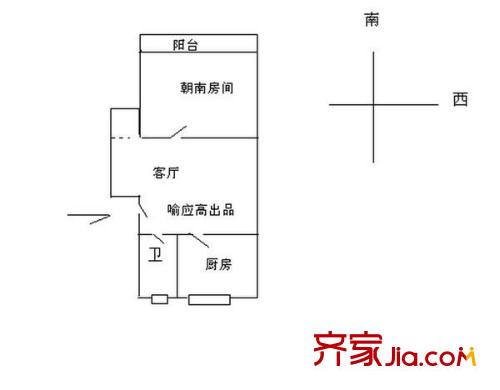 玉蘭路81弄小區(qū)戶型圖玉蘭路81弄 1室 戶型圖 1室1廳1衛(wèi)1廚