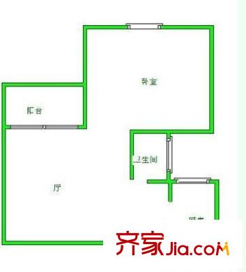 玉蘭路81弄小區(qū)戶型圖玉蘭路81弄 1室 戶型圖 1室1廳1衛(wèi)1廚