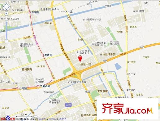 盛世天地交通圖