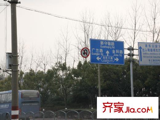 合生東郊別墅周邊道路