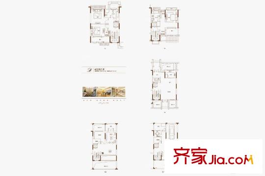 九城家天下雅苑D户型 6室5厅3卫1厨