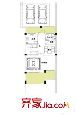 匯錦臻邸1A戶型一樓 4室2廳3衛(wèi)1廚