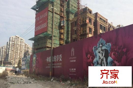 仁和都市花園項(xiàng)目還在施工中