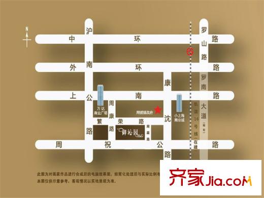 御沁園交通圖