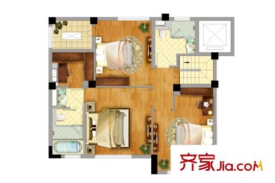 陽(yáng)光城麗景灣下疊二層 3室2衛(wèi)