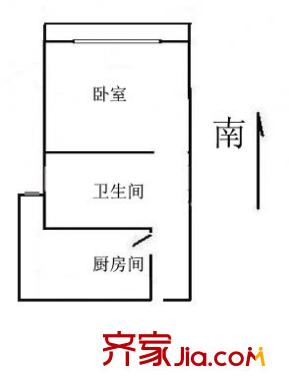 浦興苑 1室 戶型圖