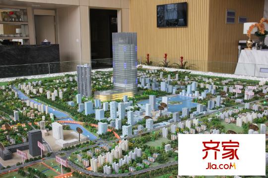 大虹桥国际沙盘图实景(2015.5)