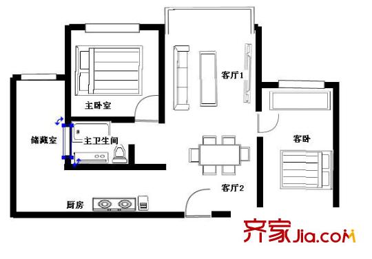 上海 平江智荟苑 户型图