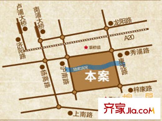 綠地東上海交通圖