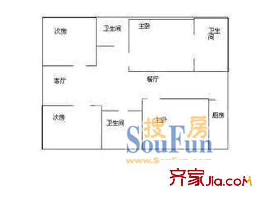 上海 周康四村 戶型圖