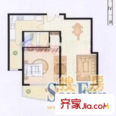 陽光城市家園戶型圖戶型圖 1室1廳1衛(wèi)1廚
