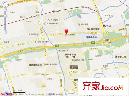 綠洲康城金邸交通圖