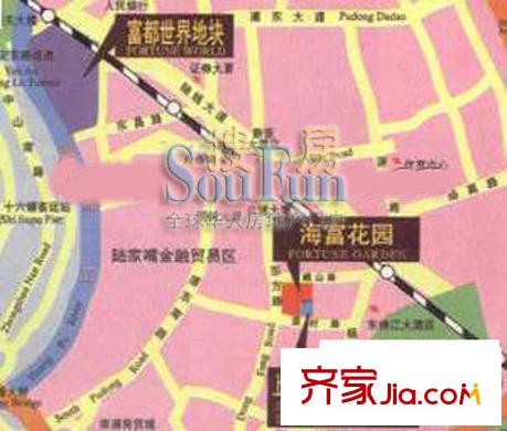海富花園交通圖